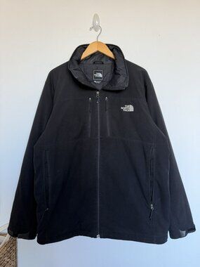 The North Face Soft Shell Jacket Men’s XL Black Zip Jacket